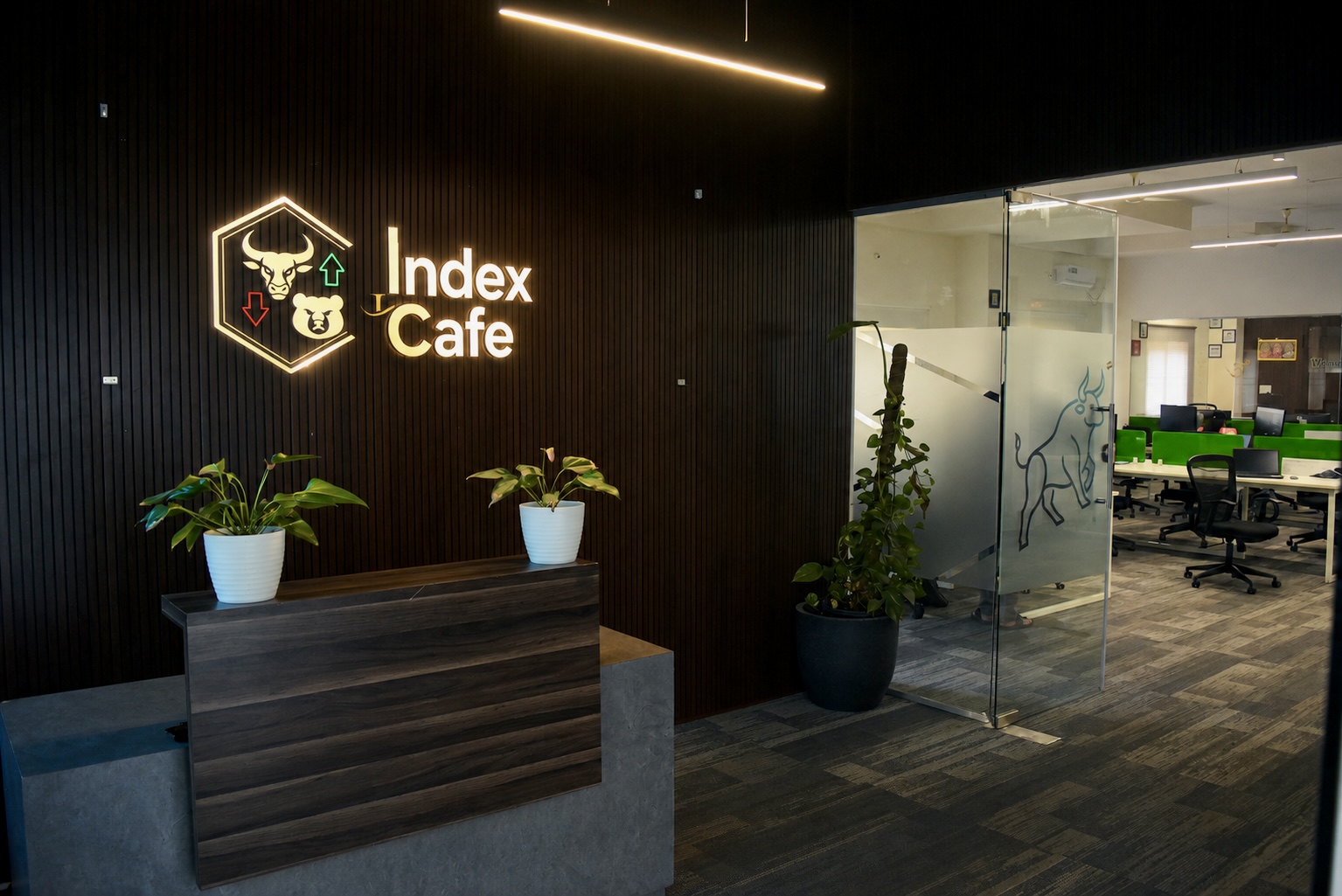Index Cafe Reception & Front Workspace